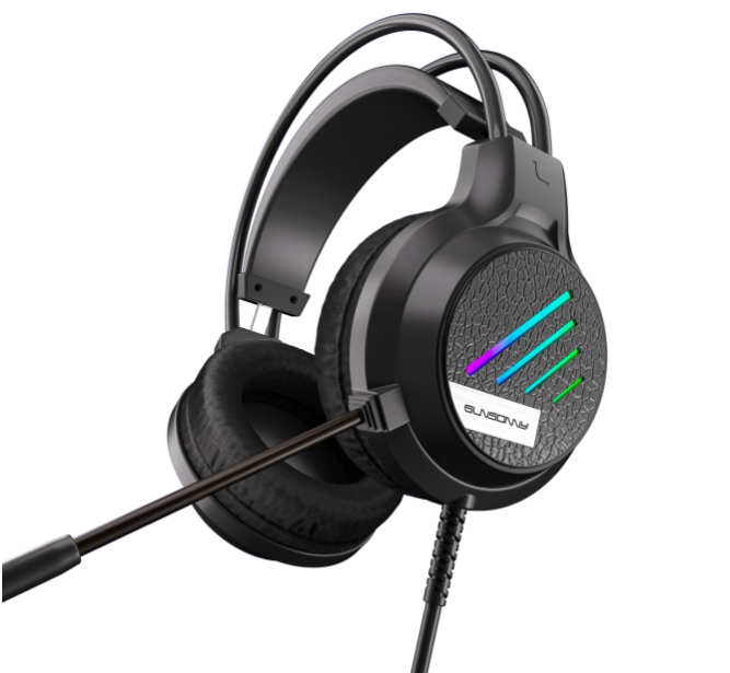  森松尼 V5  USB7.1 游戲耳麥 加大耳包 加長麥克風